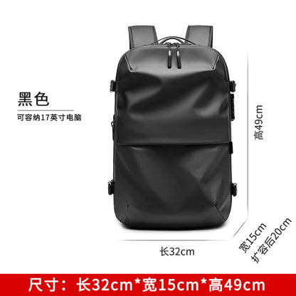 真空圧縮ビジネスリュック 60L拡張可能