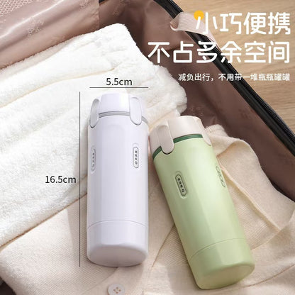 旅の荷物をひとつに4-in-1ディスペンサー