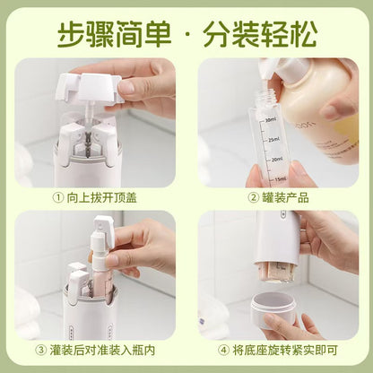 旅の荷物をひとつに4-in-1ディスペンサー